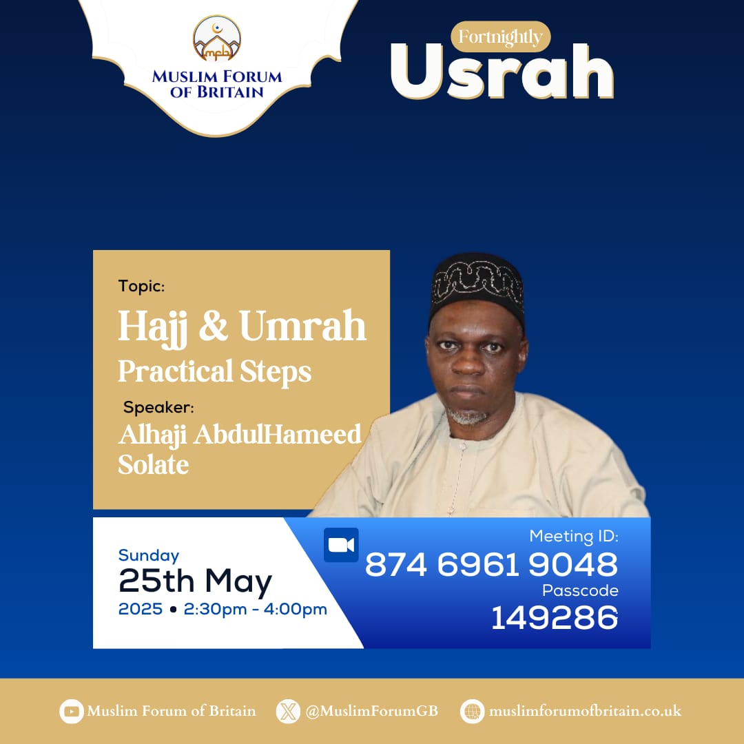 Fortnightly Usrah- Hajj and Umrah Practical Steps